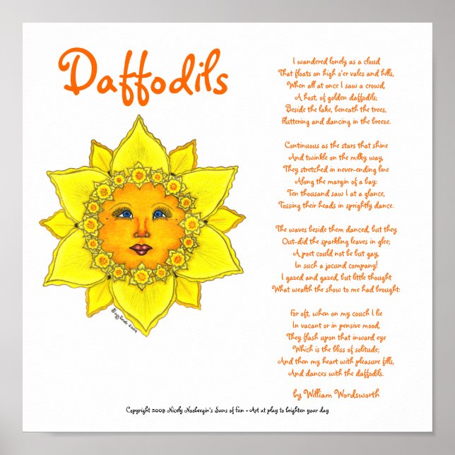 Sunny Daffodil - Poster (Devant)