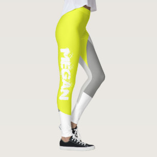 Sunny Megan Ajouter Votre Nom Leggings Art Abstrai