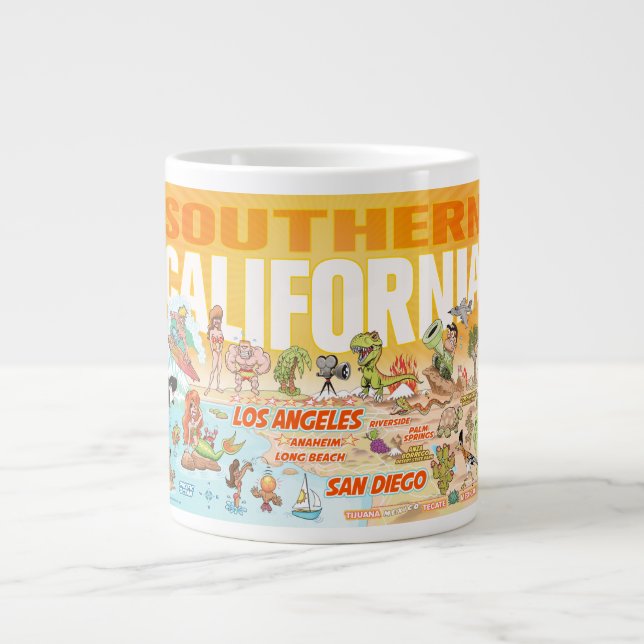 Sunny Southern California Jumbo Mug (Devant)