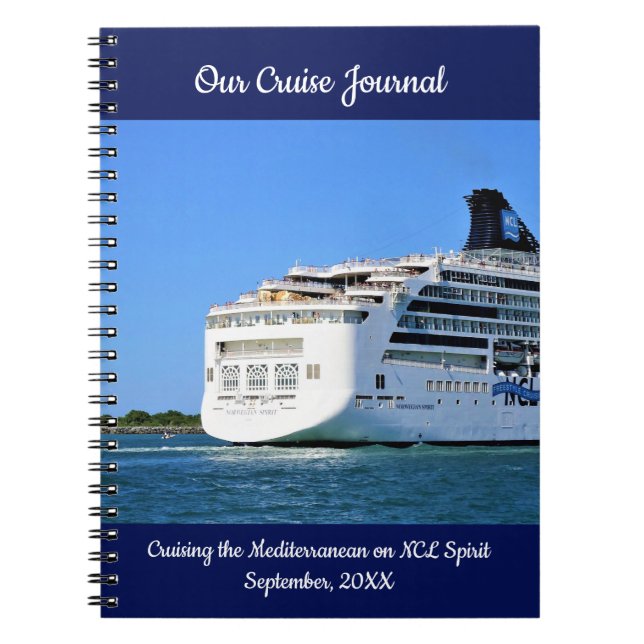 Sunny Spirit Stern Custom Cruise Journal (Devant)