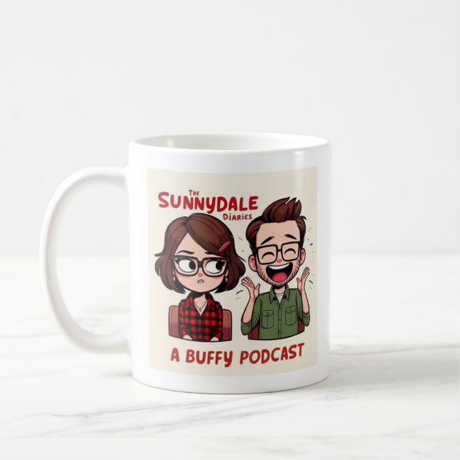 Sunnydale Diaries Podcast Logo Mug (Gauche)
