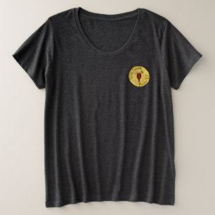 Sunriders Orange Tag Line Plus Size Femme TShirt