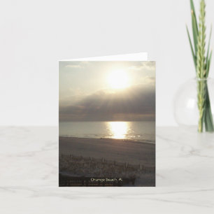 Sunrise à Orange Beach, carte AL Note