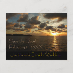 Sunrise à St. Thomas Enregistrer la date Carte pos