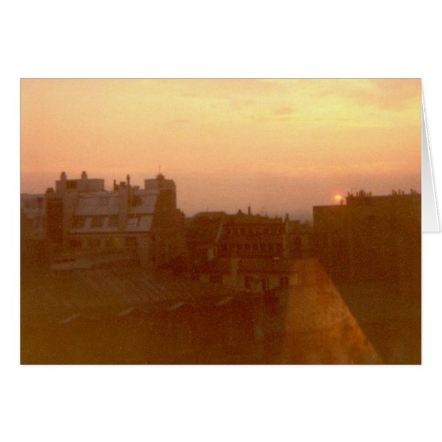 "Sunrise, Avenue Marceau, Paris" (Devant Horizontal)