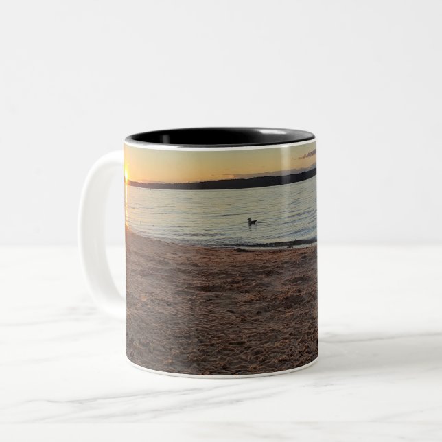 Sunrise beach Coffee Mugs (Devant gauche)