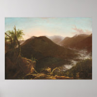 Sunrise, Catskill - Thomas Cole Poster des Beaux-A
