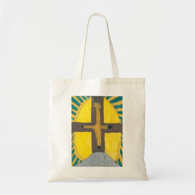 Sunrise Cross Tote Bag (Devant)