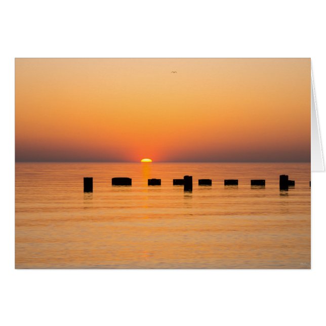 Sunrise Du Lac Orange (Devant Horizontal)