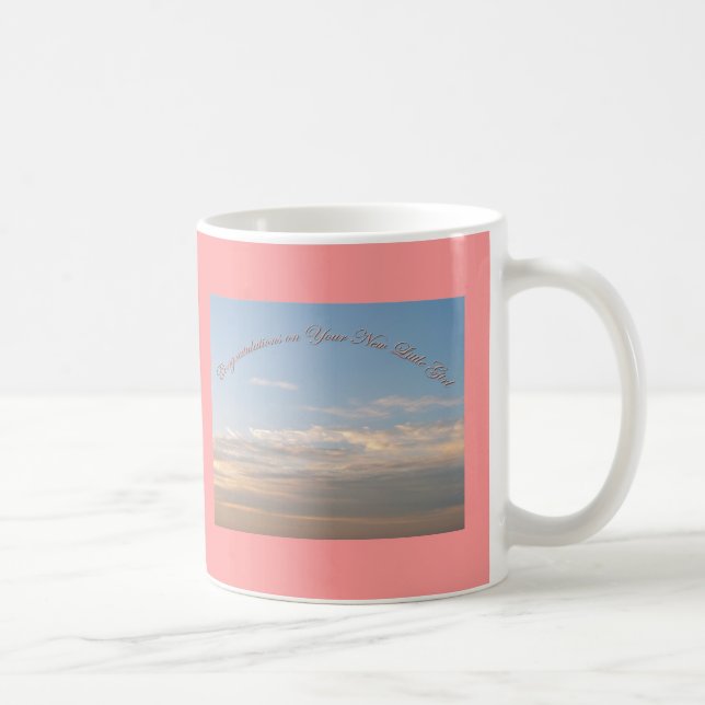 Sunrise Nouveau bébé fille Mug (Droite)