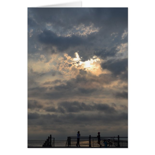 Sunrise nuageux par Shirley Taylor (Devant)