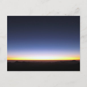 Sunrise sur la carte postale Mt Sinai