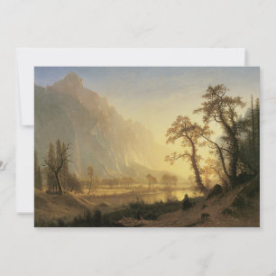 Sunrise, Vallée de Yosemite par Albert Bierstadt