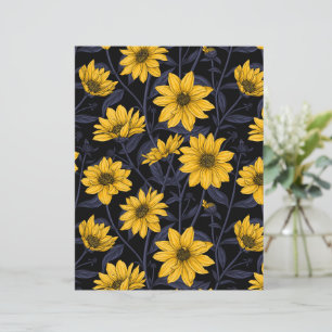 Sunroot, tournesol sauvage en jaune et bleu