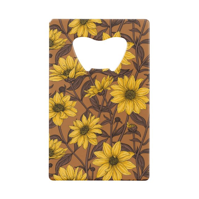 Sunroot, tournesol sauvage en jaune et marron (Devant)