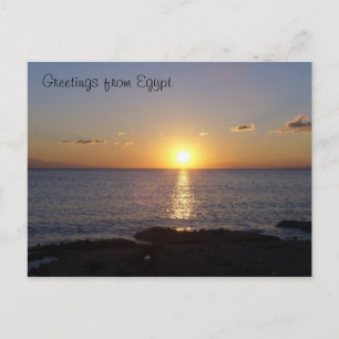 Sunset at Moon Beach - Egypt Carte postale