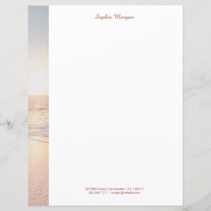 Sunset Beach avec des vagues douces, Nom/Infos, Vs