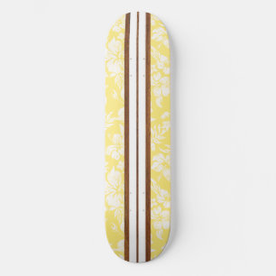 Sunset Beach Surf Vintage Hawaiian Skateboard