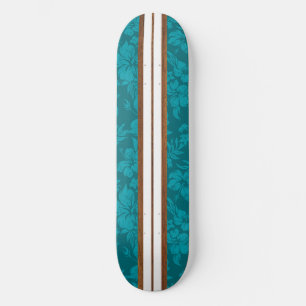 Sunset Beach Surf Vintage Hawaiian Skateboard