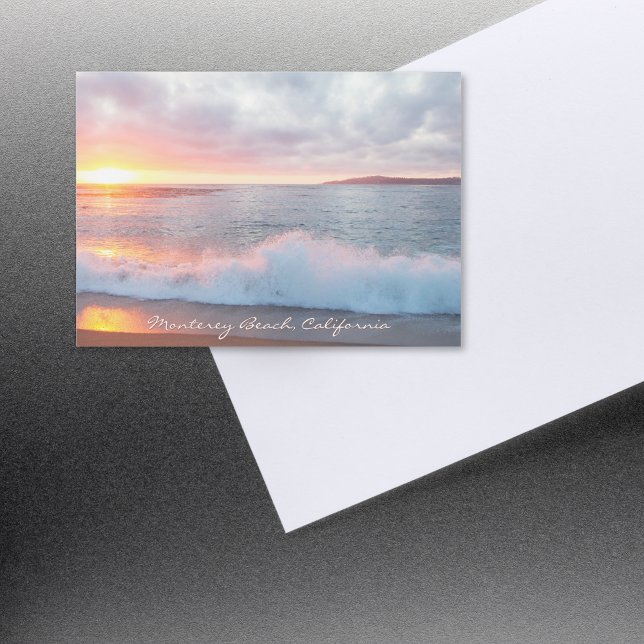 Sunset Beach Waves Monterey Californie (Créateur téléchargé)