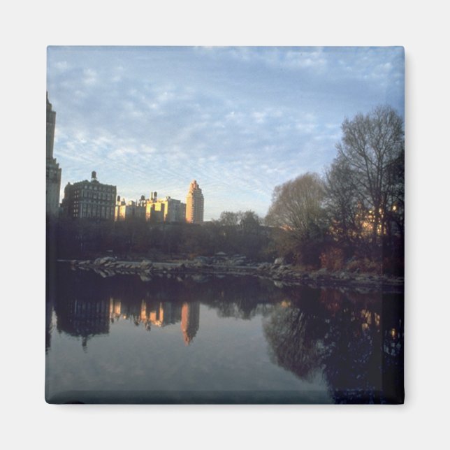 Sunset Central Park Magnet (Devant)