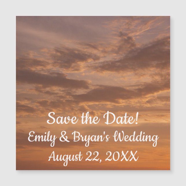 Sunset Clouds II Pastel Nature Abstraite (Devant)