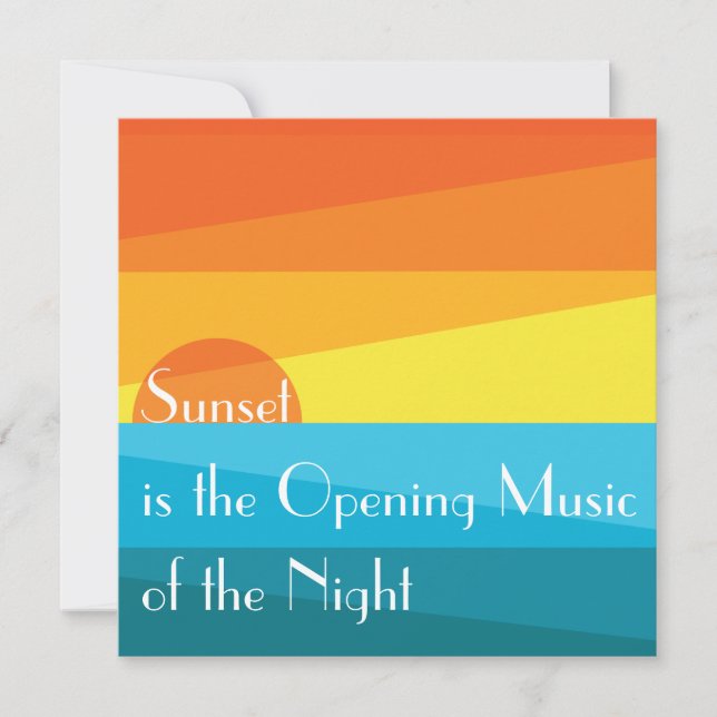 Sunset est la musique d'ouverture de la carte Nigh (Devant)