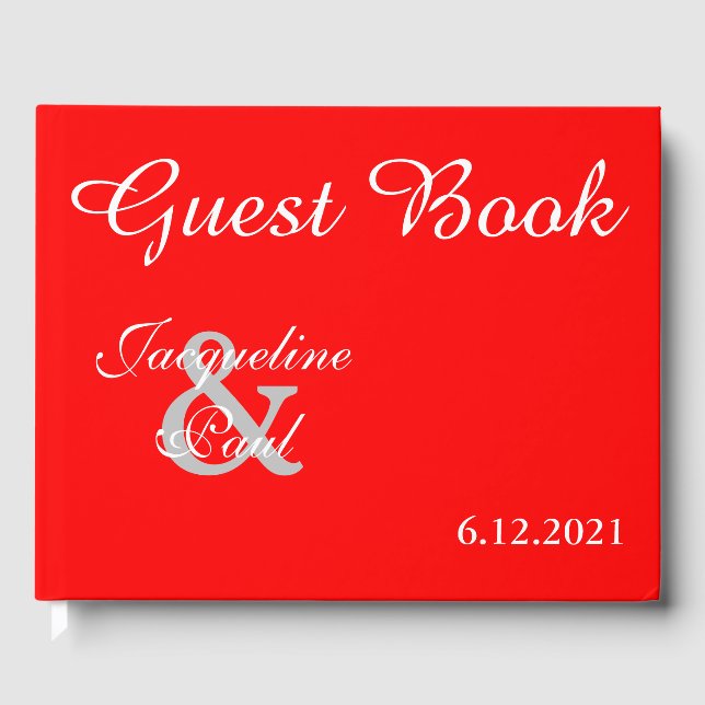 Sunset Hearts Livre Mariage rouge (Recto)