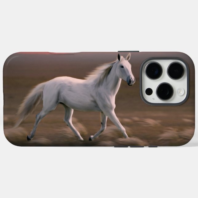 Sunset Horse iPhone / coque ipad (Verso (horizontal))