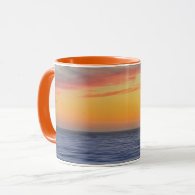 Sunset Ocean Belle plage Art Mug (Devant gauche)