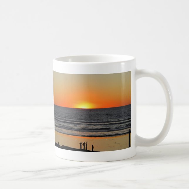 Sunset On the Ocean art photo tasse de café tasse  (Droite)