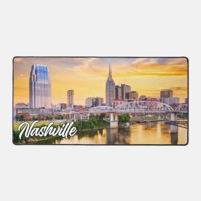 Sunset Over Nashville, Tennessee, États-Unis (Recto)