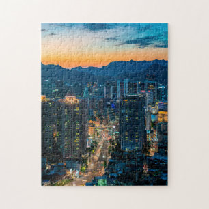 Sunset Pittoresque Puzzles City Art Hard Jigsaw Pu