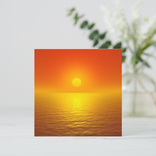 Sunset Reflection Stationery (Debout devant)