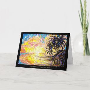 "Sunset-Romance" de James Paul Carte de voeux Brow