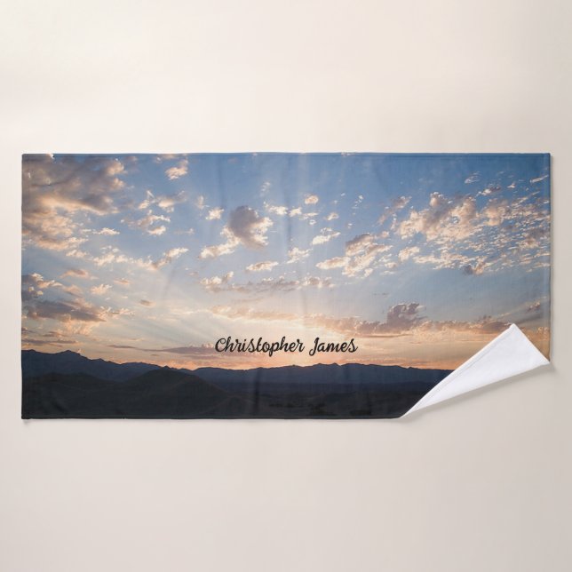 Sunset Sky Personnalisé (Serviette de bain)