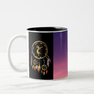 Sunset sud-ouest Kokopelli Dreamcatcher Mug