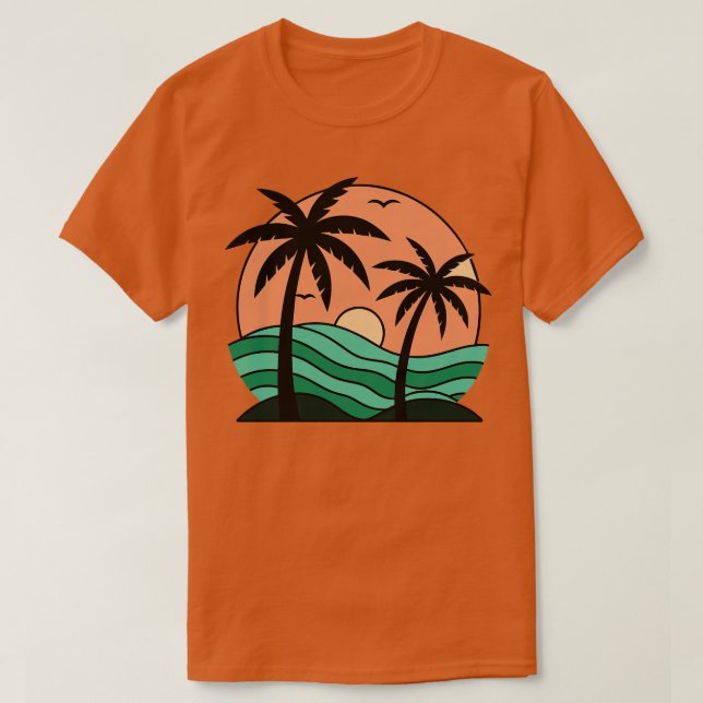 Sunset TShirt 10 (Design devant)