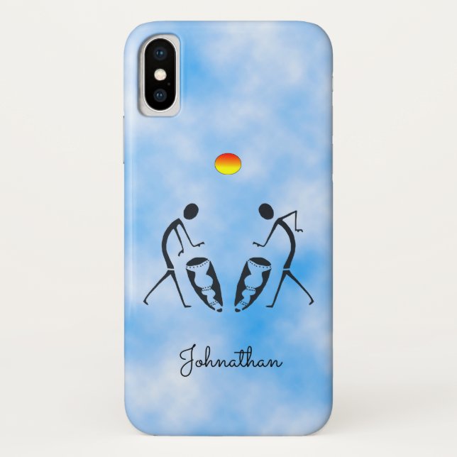 Sunshine and African Drumming iPhone / coque ipad (Dos)