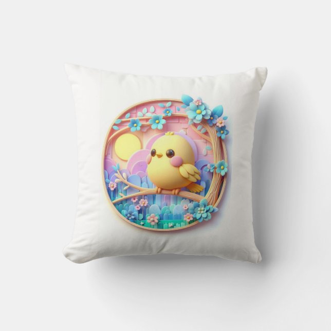 Sunshine Birdie Baby Coussin (Recto)