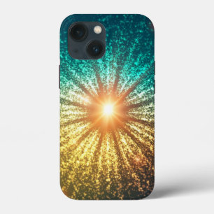 Sunshine et un coque iphone pomme de jour brillant