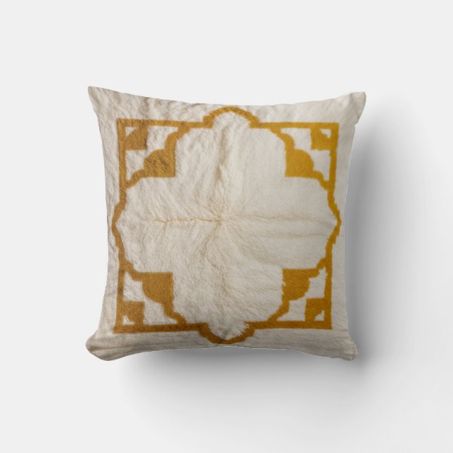 Sunshine Marocaine" Coussins Kilim Jaunes (Recto)