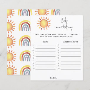 Sunshine Nom de la chanson jeu de baby shower