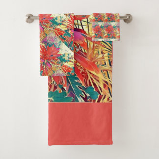 Sunshine Orange Green Bush Graphiques Couleurs d'a