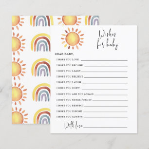 Sunshine Party voeux pour bébé