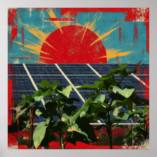 Sunshine revolution - Poster Solarpunk