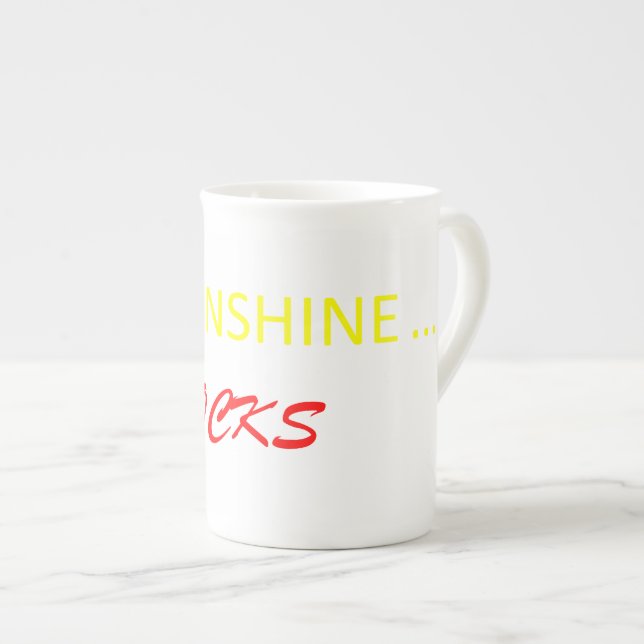 Sunshine Rocks Café Mug (Devant droit)