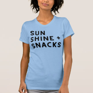 SUNSHINE + SNACKS women's t-shirt