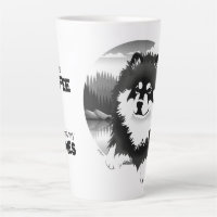 SUOMI - Finlandais Lapphund latte mug avec texte