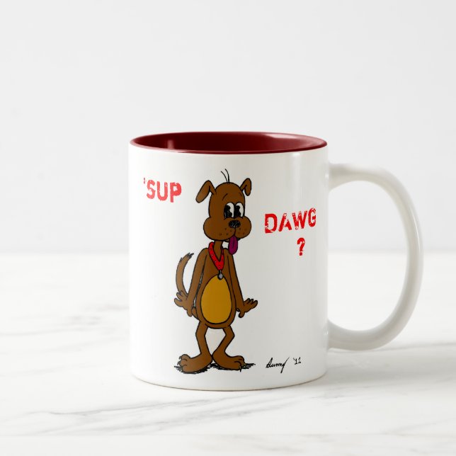 'SUP DAWG ? Doggy Mug (Droit)